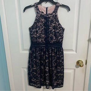By & By - Navy/pink dress